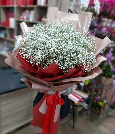 Букет цветов из: Гипсофила в Левково