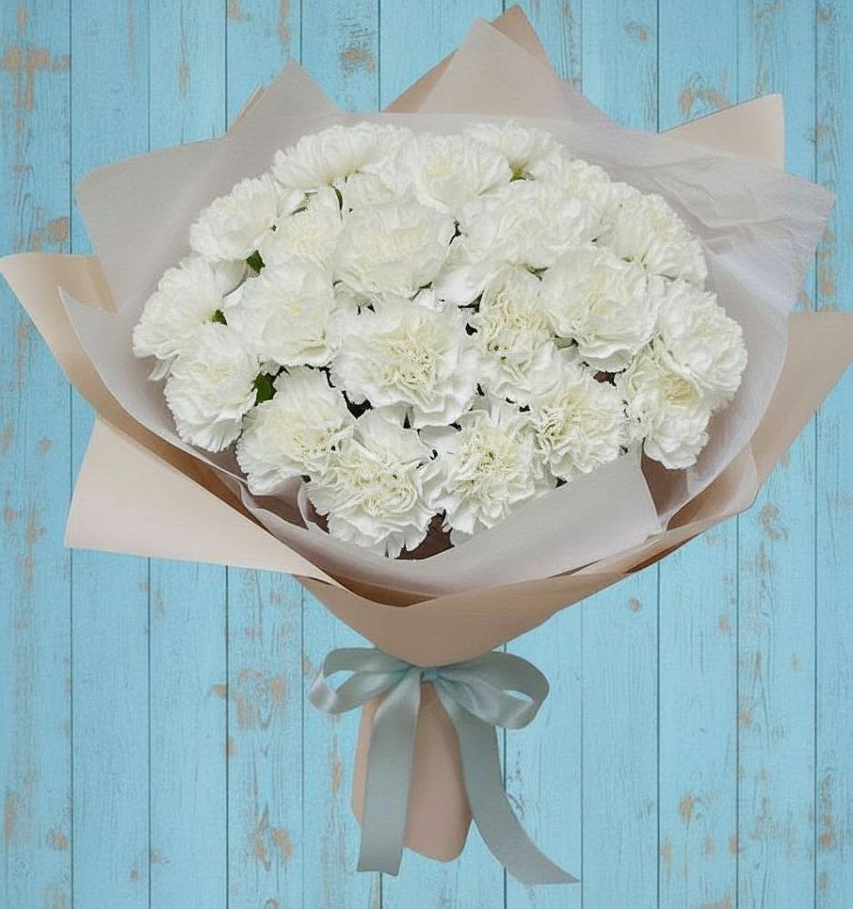 Букет цветов из: Гвоздики в Левково