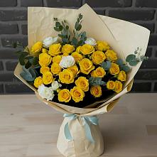 Букет цветов из:  Розы #REPLACE_PRED# Левково