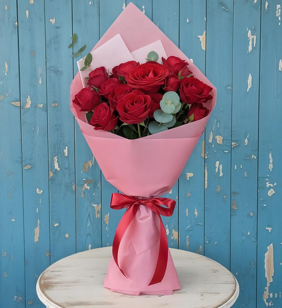 Букет цветов из: Розы в Левково