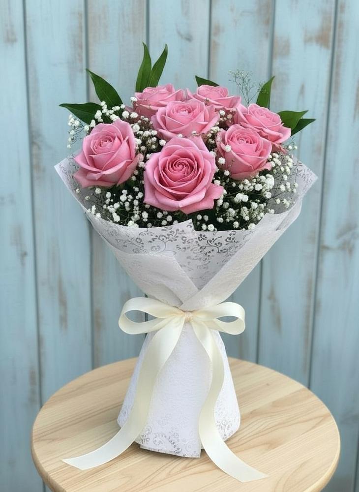 Букет цветов из: Розы в Левково