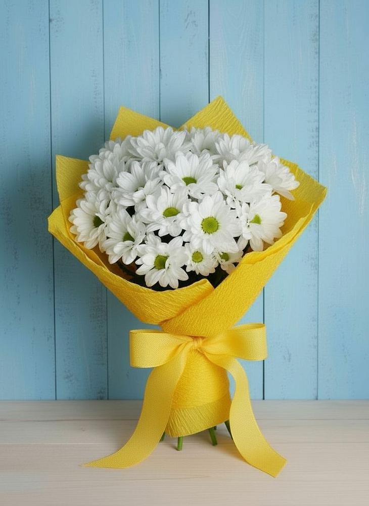 Букет цветов из: Хризантемы в Левково