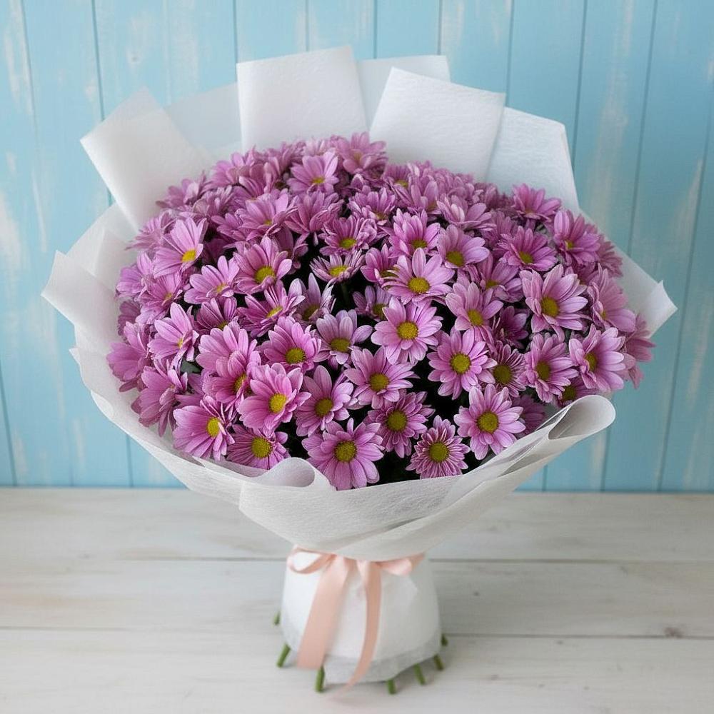 Букет цветов из: Хризантемы в Левково