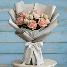 Букет цветов из:  Розы в Левково