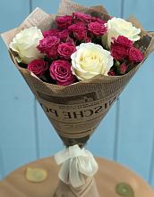 Букет цветов из:  Розы в Левково